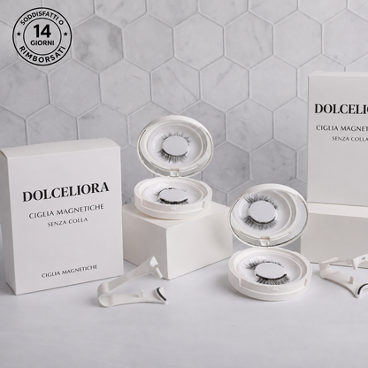 Ciglia finte magnetiche Dolceliora™ senza colla.