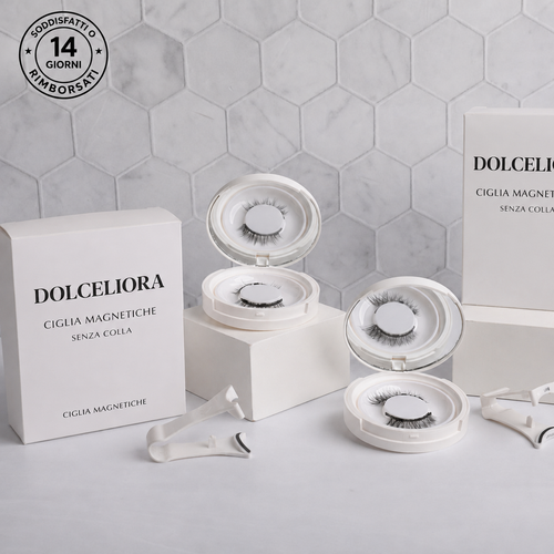 Ciglia finte magnetiche Dolceliora™ senza colla.