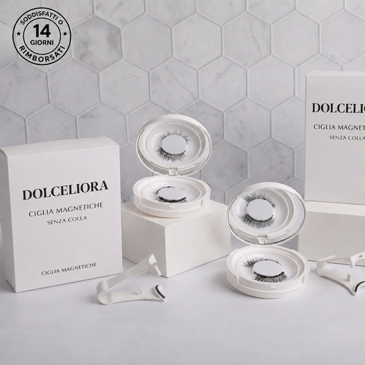 Ciglia finte magnetiche Dolceliora™ senza colla.