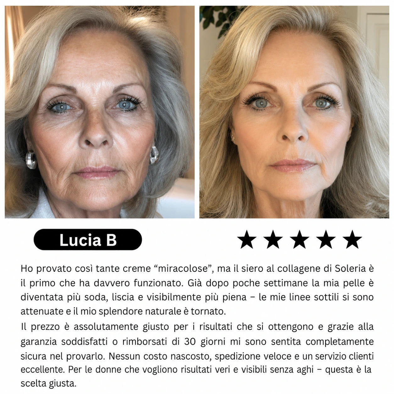 Siero al collagene coreano per pelli mature