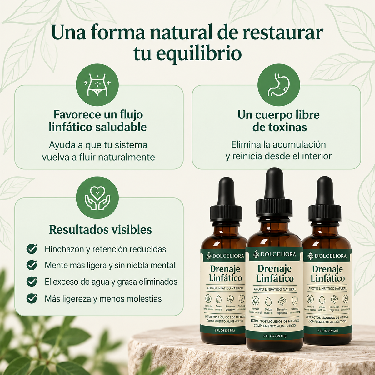 Drenaje linfático - Gotas naturales