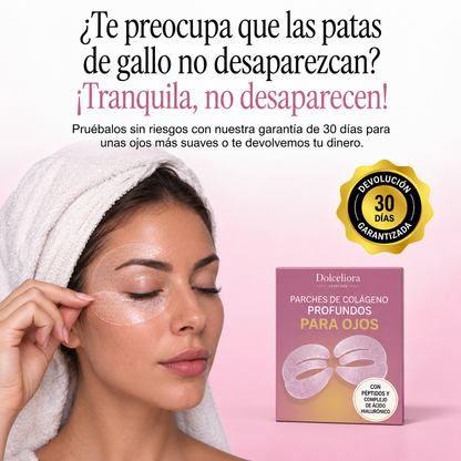 Mascarilla de colágeno y péptidos para el contorno de ojos
